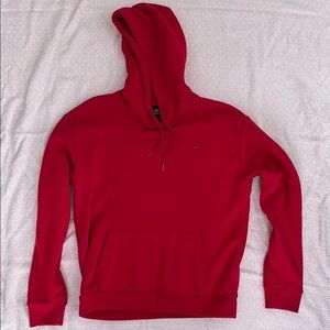 Hollister Men's Red Hoodie